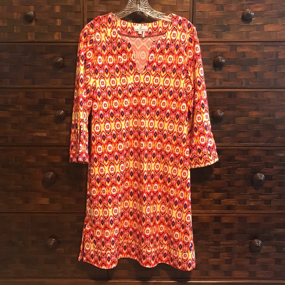 Jude Connally "Megan" Dress Diamond Ikat. Large